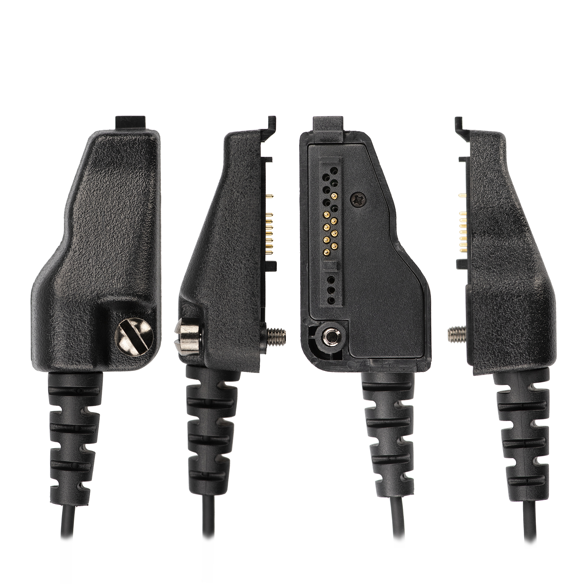 10 pack Two Way Radio Single Muff Headset PTT VOX for Kenwood NX-5400 NX-5300 - Picture 2 of 9