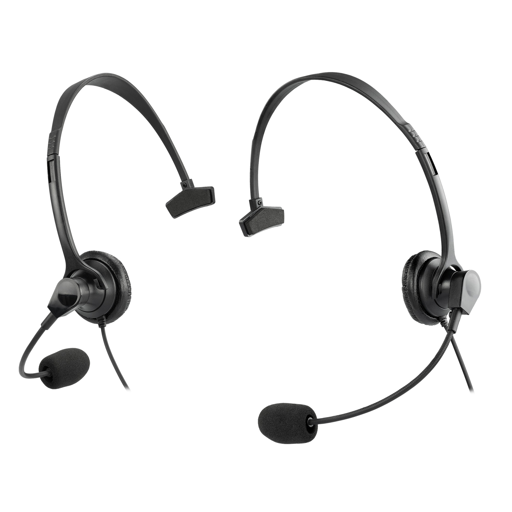 10 pack Two Way Radio Single Muff Headset PTT VOX for Kenwood NX-5400 NX-5300 - Picture 4 of 9