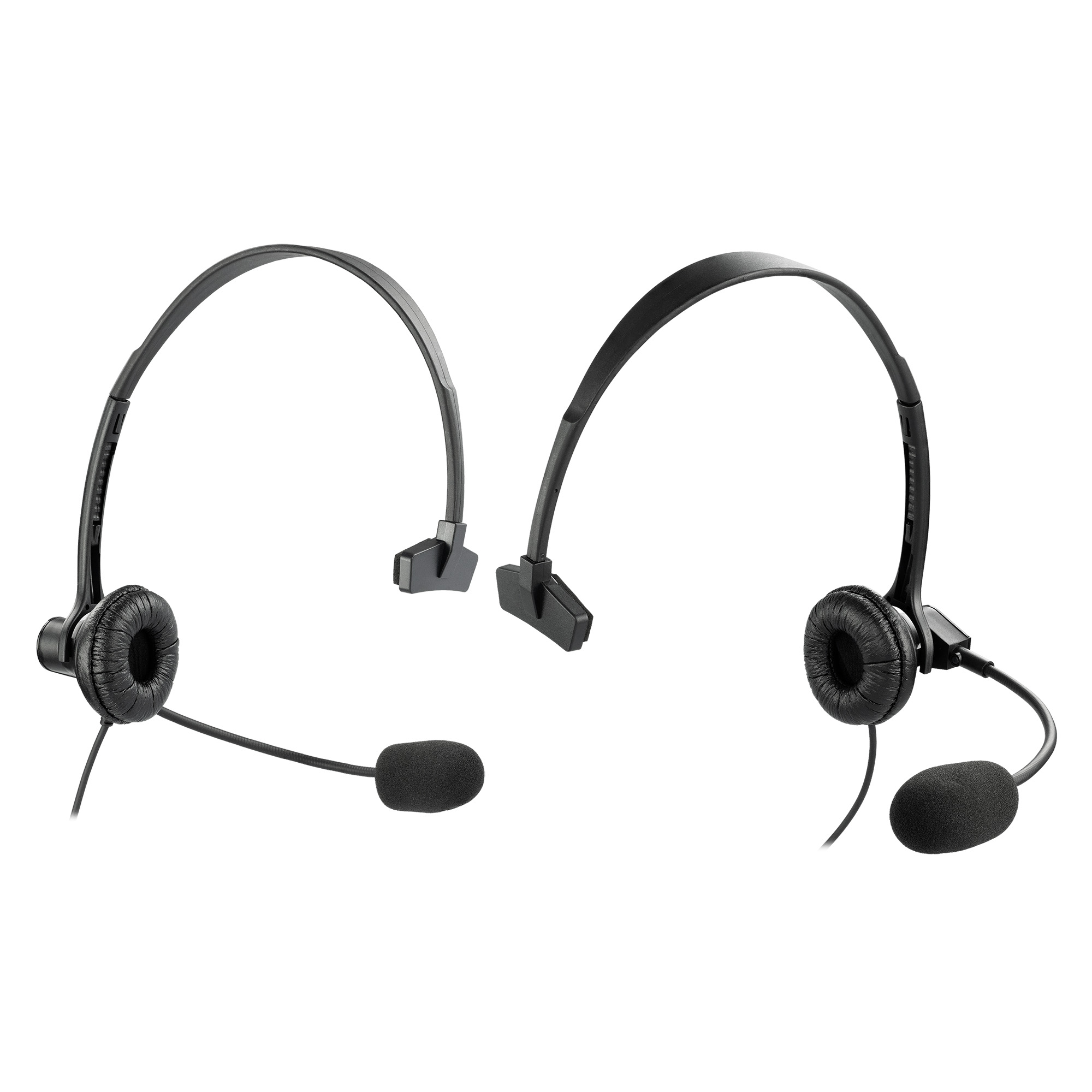 10 pack Two Way Radio Single Muff Headset PTT VOX for Kenwood NX-5400 NX-5300 - Picture 5 of 9